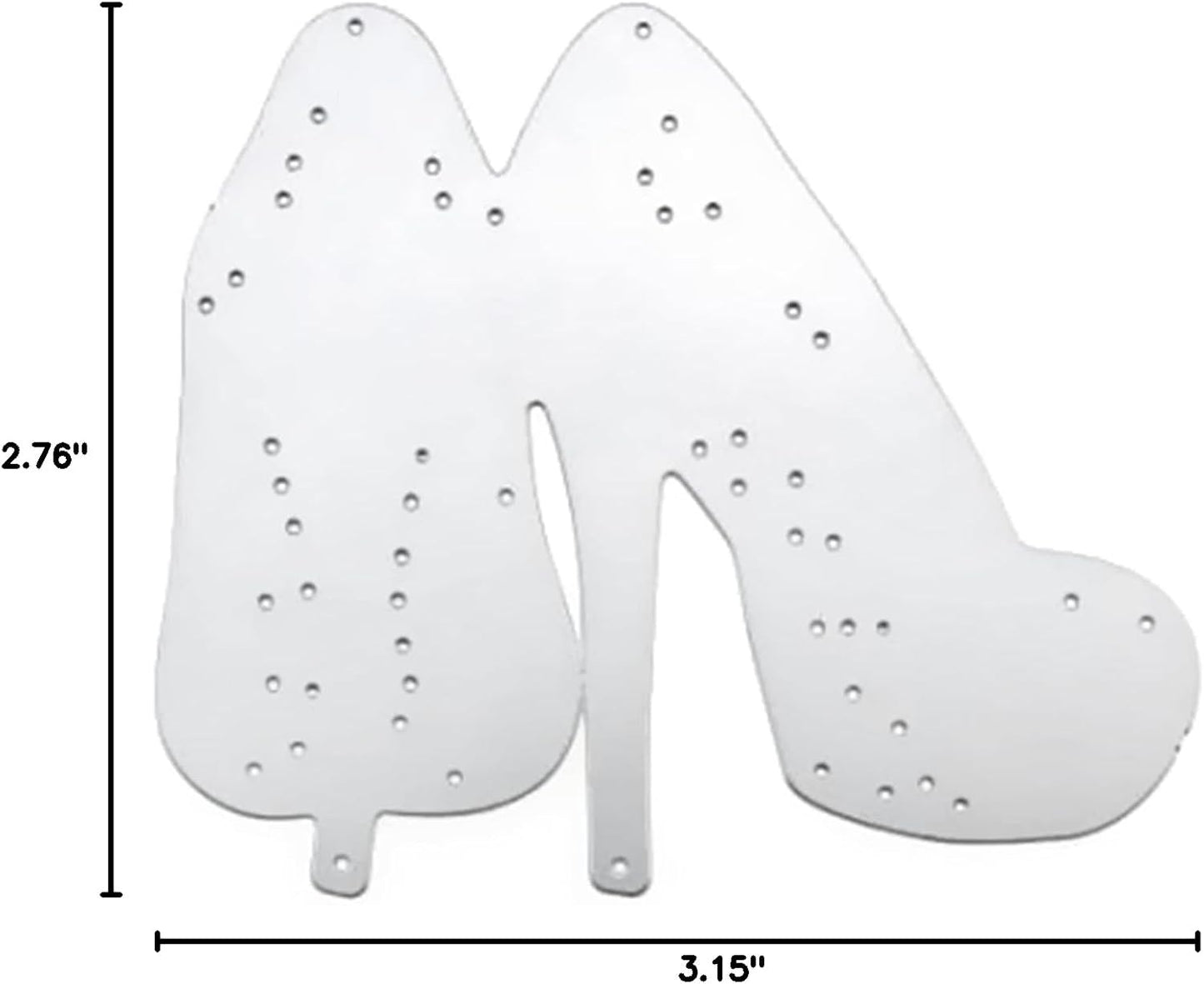 E-outstanding Cutting Template Moulds Die Cuts Stencil Scrabooking Supplies Lady High Heels Women Shoes Metal Cutting Dies Stencil for Invitation Card Making, Paper Crafting, Envelope, Emboosing