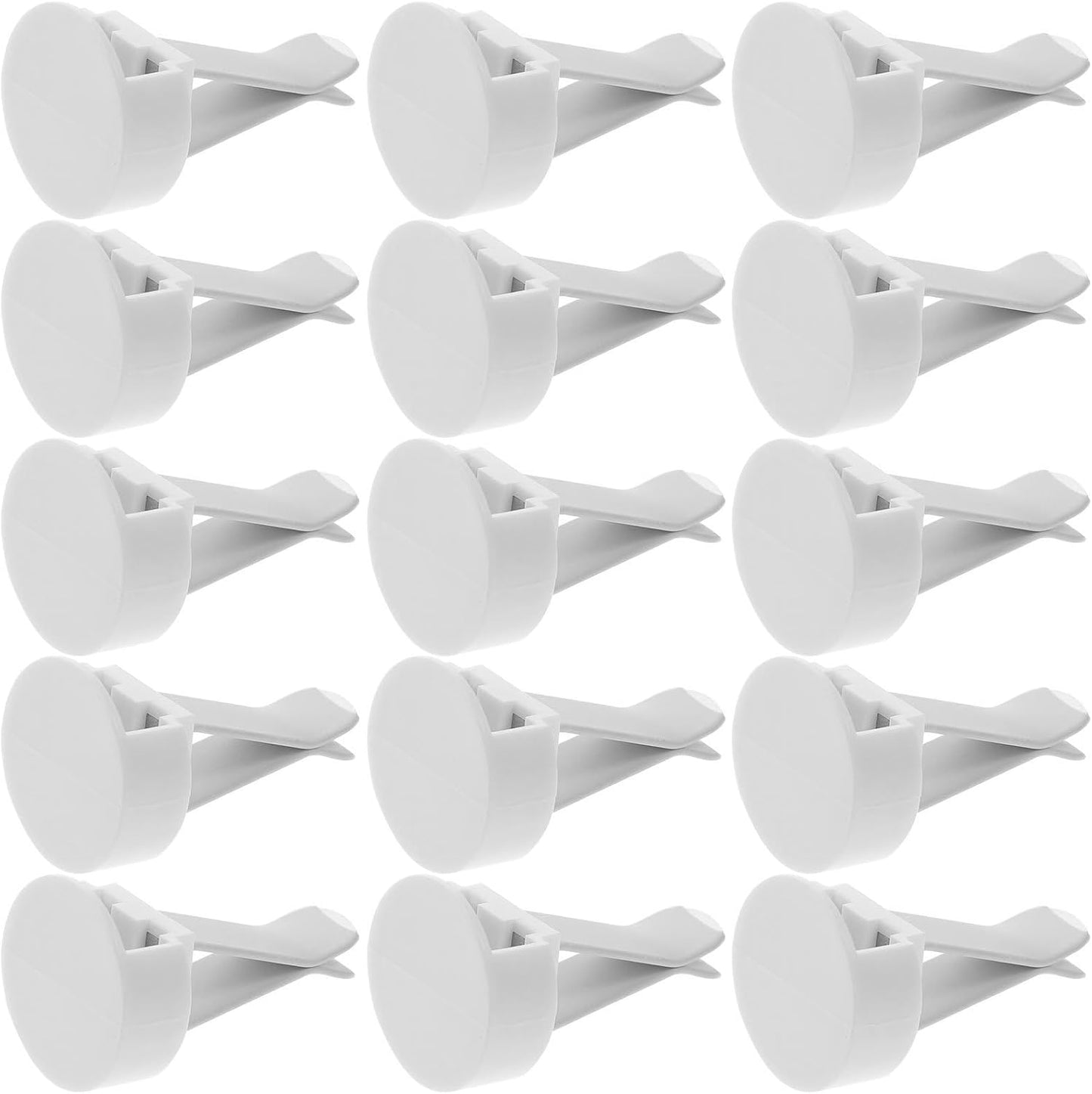 100PCS Car Vent Clips,Air Outlet Clips Car Air Vent Accessories for Home Office DIY Decorations - White
