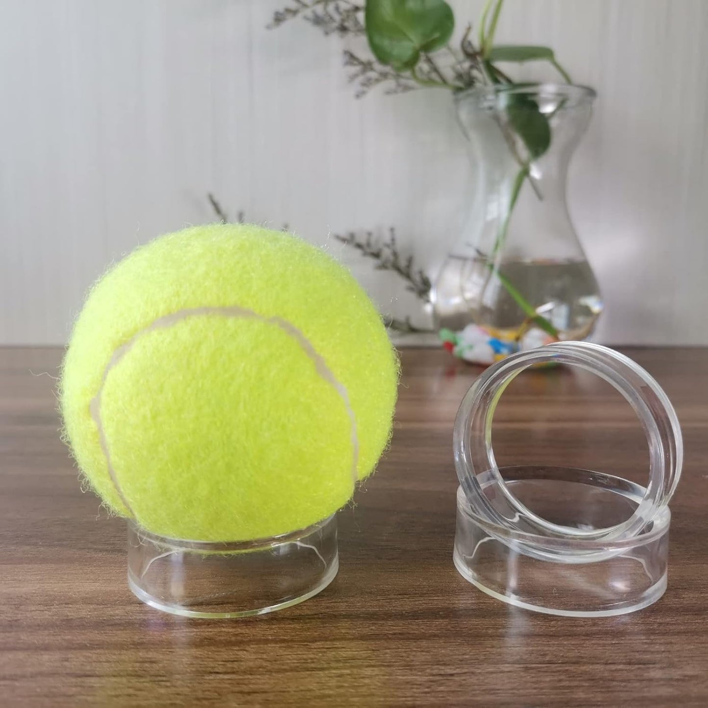 (105 PCS) Baseball Display Stand,Spheres Holder, Clear Baseball Ring, Sphere Stand,Round Display Stand for Golf Ball, Baseball, Softball, Tennis Ball, Spheres, Marbles, 3 Sizes: Large, Medium, Small