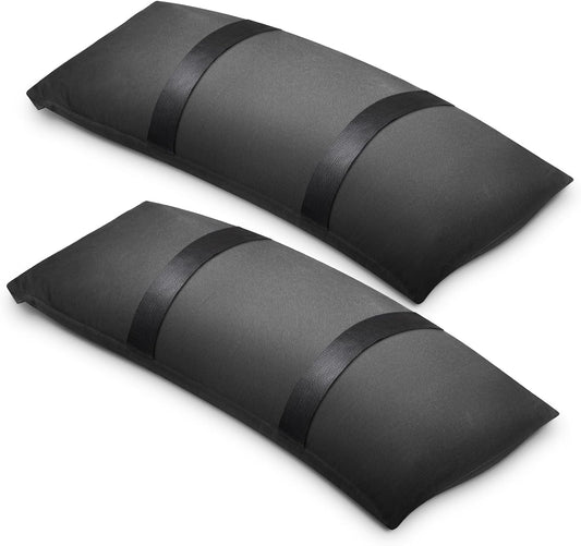 100 LBS Umbrella Base Weights Fillable Sandbags, 2 Packs Sand Bags for Weight, Outdoor Weatherproof Heavy Duty Weight Sandbag for Furniture Umbrella Stand Garden Cantilevers Poolside Accessories