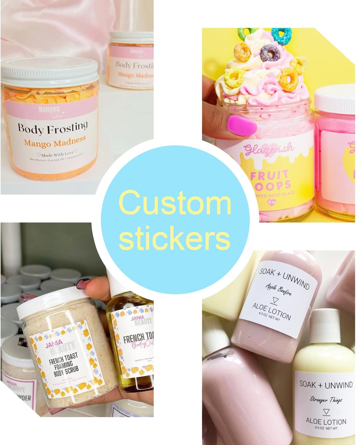 100-500 Custom Stickers Personalized Labels, Customized Stickers with Any Image Logo and Text. Custom Stickers for Business LogoThank You Labels,etc. (Heart, 1.5 Inch)