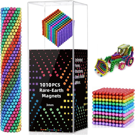 [1009PCS] Fun Building Desk Toys for Stress Relief, Fidget Toys Office Putty Toys Slime for Adults, ADHD, Autism, Ideal Gift H