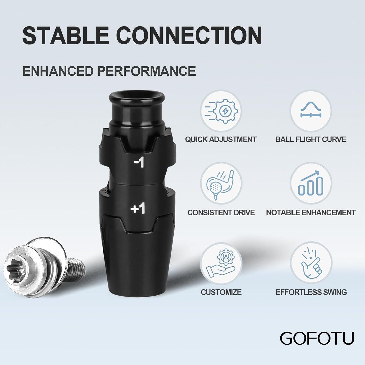 .335 Golf Shaft Adapter Sleeve Compatible with Callaway Ai Smoke,Paradym,Mavrik,Epic Flash Fairway Wood # 3 5 RH