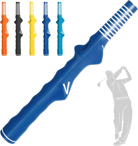 1 Pcs Right-Hand Golf Training Grip:Club,Rubber Swing Grip Trainer,Golf Accessories for Adults,Beginners,All Levels.Improvement Tool for Proper Hand Placement.